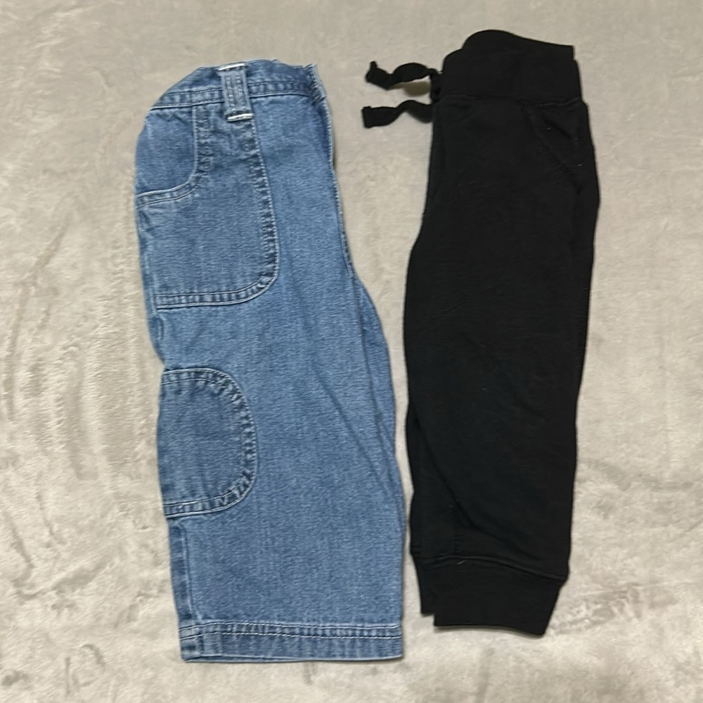 Faded Glory Jeans/Koala Kids black joggers